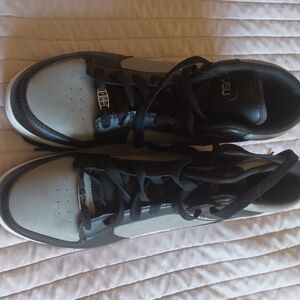 FUBU Men's Black/Gray Lace-up High Top Athletic Basketball Sneakers Shoes: 9
